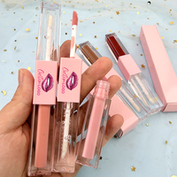 Kit Maquillage 2-en-1 Hot-Sell : Gloss à Lèvres, Rouge à Lèvres et Crayon à Lèvres – Vente en Gros, Végan, Brillant et Mat