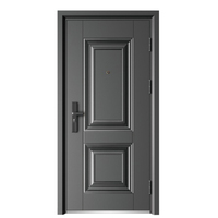Portes de sécurité aux designs les plus récents de l'usine, porte de sécurité imperméable, style moderne, porte de sécurité en acier