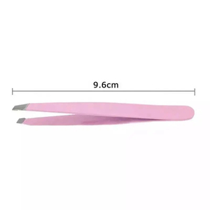 Pinzas para Cejas Inclinadas Personalizadas, Pinza para Cejas de Acero Inoxidable con Punta Plana, Herramienta Profesional para Depilación y Belleza - Product Image 5