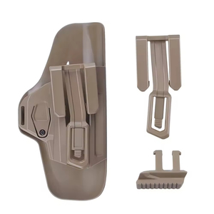 Funda Táctica Resistente al Desgaste, Color Negro Mate, para Pistola G17, con Clip de Liberación Rápida para Cintura - Product Image 4
