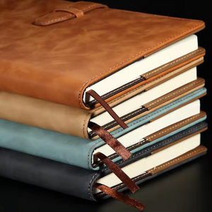 Hk bán buôn cao cấp PU Leather Bìa kế hoạch máy tính xách tay bìa cứng máy tính xách tay Tạp Chí máy tính xách tay - Product Image 1