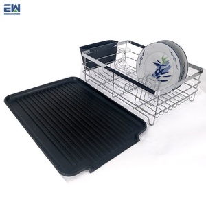 <span class=keywords><strong>cuisine</strong></span> Bol <span class=keywords><strong>et</strong></span> Assiette Etendoir Offre Spéciale maison organisateurs poser Sur le comptoir en métal Pliant Égouttoir - Product Image 3