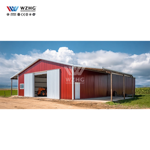 Garage préfabriqué en acier sur mesure pour les installations de <span class=keywords><strong>lavage</strong></span> de voitures en extérieur et l'utilisation de carports avec systèmes de drainage d'eau Durée de vie de 50 ans - Product Image 1