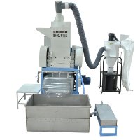 SHINHO Neue Mini-Schrottgranulator-Ausrüstung anlage Verwenden Sie ein automatisches Aluminium-Kupferkabel-Drahtabscheider-Motor brecher lager