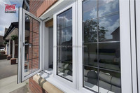 Ventana Abatible de Diseño Moderno con Triple Acristalamiento, UPVC, Vinilo, Reforzada con Acero, Personalizable