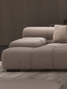 Ensemble de canapés modulaires modernes double face en acier inoxydable, revêtement en tissu, éponge, design mobile dos à dos, pour <span class=keywords><strong>appartement</strong></span> et hôtel - Product Image 5