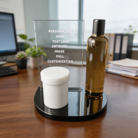 Présentoir cosmétique en acrylique entièrement personnalisé Neelpure 187019, imprimé UV, pour comptoir de magasin de détail