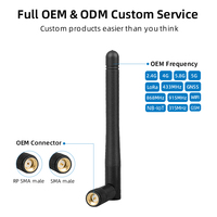 Antenne en caoutchouc 700-2700 MHz GSM 3G 4G LTE 2.4G 5dBi rotative omnidirectionnelle verticale SMA mâle pour routeur et amplificateur