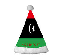 Meistverkaufte Kirgisistan-Flagge Weihnachtsmützen Komfortable Plüsch-Weihnachtsmützen für Erwachsene Neujahrs-Festliche Party-Kopfbedeckung