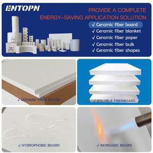 Plaques réfractaires en silicate d'aluminium rentables Isolation thermique Panneau de laine en fibre de céramique polycristalline pour cheminée - Product Image 5