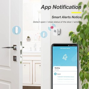 Kit <span class=keywords><strong>de</strong></span> Sistema <span class=keywords><strong>de</strong></span> Alarma Inteligente para el Hogar Tuya Zigbee, Paquete <span class=keywords><strong>de</strong></span> Sensores <span class=keywords><strong>de</strong></span> Seguridad Inalámbricos para Puerta, <span class=keywords><strong>Humo</strong></span>, Agua, Gas y Movimiento, Compatible con Alexa - Product Image 6