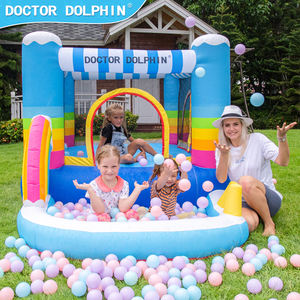 Aire inflable al aire libre para niños Sunny Rainbow Jumping Castle Slide Bouncer House Castillo hinchable para niños - Product Image 3