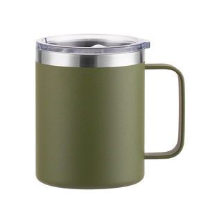 Tazza da Caffè con Manico 12oz/14oz/16oz, Bicchiere Termico a Doppia Parete in Acciaio Inox 304 che Mantiene Caldo e <span class=keywords><strong>Freddo</strong></span> - Product Image 4