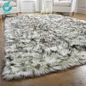 Decorazioni per la casa di lusso Shag pelle di pecora spessa soffice soffice pavimento in pelliccia di peluche tappeti