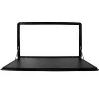 Klappbarer Wandtisch 800x450mm Abschließbarer Outdoor-Klapptisch für Wohnmobil Camper Wohnwagen Schwarz