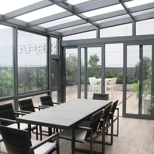 Aluminium Wintergarten Zon Glas Kamer Glazen Huis Aluminium