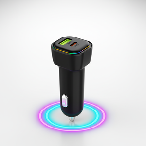 Cargador de Coche con Certificación CE, 12-24V, PD QC USB Tipo C y USB, Carga Rápida, Puertos Dobles, Adaptador Mini Ignífugo para Teléfono Móvil - Product Image 5