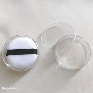 พัฟแต่งหน้าเนื้อกำมะหยี่สีขาวทรงกลม นุ่มพิเศษ ขนาด 55x12 มม. 58x10 มม. บรรจุภัณฑ์เครื่องสำอาง - Product Image 4