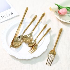 Ensemble de couverts en acier inoxydable de qualité supérieure, couteau, fourchette et cuillère, poli miroir 304, pour hôtel et restaurant - Product Image 1