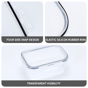 Bpa Free 16 Pack Per Set <b>Microwave</b> Refrigerator Fresh Keeping Food Storage Box Kitchen Organizer Meal Prep Container With <b>Lid</b> - Product Image 3