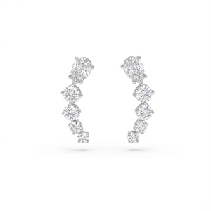 Pendientes de Oreja con Forma de Lágrima y Diamantes - Oro de 9k, 14k y 18k - Product Image 3
