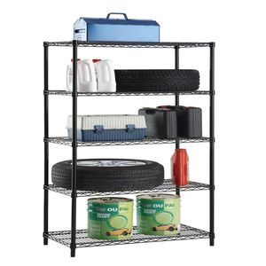 48 "x 18" x 72 "nsf אישר 5 מסחרי דרגה מסחרית כבדה מחסן פלדה נירוסטה מתלה מדף - Product Image 3