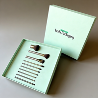 Boîte d'emballage en papier pour kit d'outils de maquillage de haute qualité, logo personnalisé, porte-pinceaux, ensemble d'outils vides, boîte en carton de luxe pour outils de maquillage