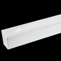 Systèmes d'éclairage linéaire, module linéaire LED en aluminium, blanc neutre, connectable en série, éclairage suspendu pour bureau