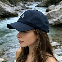 Casquette de baseball vintage personnalisée pour papa, 6 panneaux, en coton doux, non structurée, avec logo brodé, fermeture arrière réglable, pour le golf et le sport