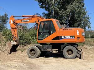Doosan Wheeled Digger and <b>Excavator</b> DH150W DH150W-9C DH150W-7 Second Hand 4 Wheel Rubber <b>Tyre</b> Earth Moving Machinery - Product Image 6