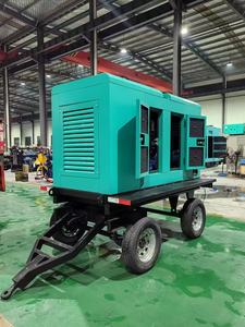 160KW/200KVA Power Mobile Trailer Generadores <b>Electrics</b> Silent Generator Set for Home Use - Product Image 6