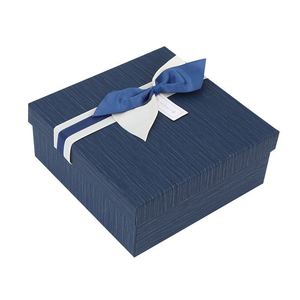 Nouvelles boîtes promotionnelles carrées colorées en carton, boîte cadeau de mariage, emballage avec ruban, boîte en papier - Product Image 6