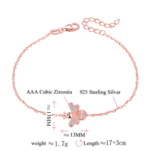 POLIVA 925 plata esterlina Joyas Pulseras grabadas Pulsera de abeja arcoiris al por mayor - Product Image 2