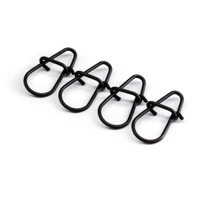 Nuovi accessori per la pesca a forma di zucca in acciaio inossidabile nero opaco giappone pin Lure Hook Connector Duo <span class=keywords><strong>Lock</strong></span> ad alta resistenza scatta - Product Image 1