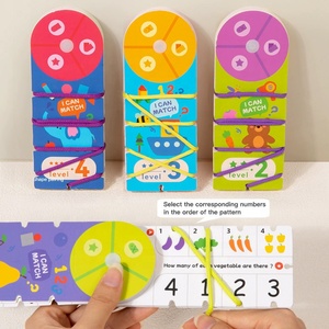 <span class=keywords><strong>Jeu</strong></span> de corde à résoudre pour enfants, <span class=keywords><strong>jeu</strong></span> de cartes de résolution de problèmes, éducation de la petite enfance, formation à la pensée logique, entraînement cognitif, <span class=keywords><strong>jeu</strong></span> de correspondance - Product Image 2