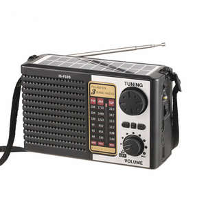 Radio solaire d'urgence portable multifonctionnelle sans fil BT AM FM SW avec lecteur de carte intégré, nouvelle vente en gros à succès - Product Image 1