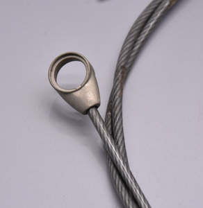 Câble métallique tressé multi-brins en acier inoxydable 304 antirouille avec boucle de fixation - Product Image 2