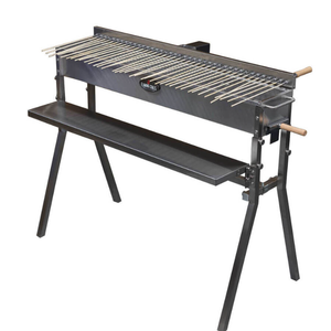 Grande <span class=keywords><strong>Griglia</strong></span> Hibachi da Giardino e Patio in Acciaio Inox con 40 Spiedini <span class=keywords><strong>per</strong></span> Kebab e Piattaforma di Stoccaggio - Product Image 5