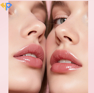 Kit de gloss à lèvres végétalien roll-on transparent, brillant, naturel, hydratant, pailleté, huile à lèvres fruitée, kit combo personnalisé pour les lèvres, marque privée - Product Image 3