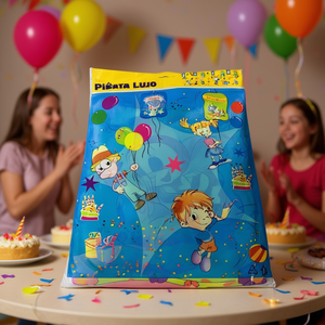 Pinata Lujo Large Birthday Bag 12Pcs Party Decoration - Product Image 3