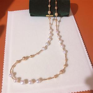 สร้อยคอแฟชั่นสไตล์คลาสสิกอเนกประสงค์ ดีไซน์ดวงดาวประดับมุกน้ำจืด ปรับความยาวได้ รุ่นฮันฟาน - Product Image 1