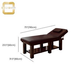 Mobilier de salon durable et élégant de lit facial de beauté moderne avec hauteur <span class=keywords><strong>fixe</strong></span> rectangulaire pour <span class=keywords><strong>table</strong></span> de massage au chocolat - Product Image 6