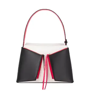 tote Black Azalea unique bag with character White High quality Italian handmade handbags