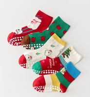 Chaussettes de Noël pour enfants, douces, chaudes, mignonnes, de haute qualité, pour les fêtes