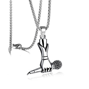 Kalung Pria dan Wanita Gaya Punk Kreatif yang Laris Manis dengan Liontin Mikrofon dan Speaker, Aksesoris <span class=keywords><strong>Rock</strong></span> dan Hip-hop - Product Image 3