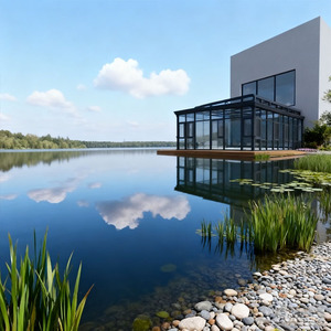 Pergola et serre de jardin extérieure moderne en alliage d'aluminium avec design imperméable et <span class=keywords><strong>chauffage</strong></span> <span class=keywords><strong>solaire</strong></span> <span class=keywords><strong>pour</strong></span> usage domestique - Product Image 2
