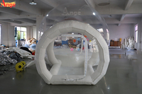 ANGE Vente chaude Tente à bulles gonflable en PVC propre pour enfants Grande maison à bulles pour enfants avec ballon