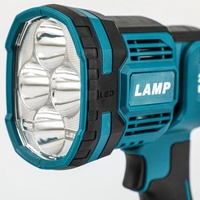 Compatible avec les batteries Makita, lampe torche LED pliable haute puissance pour la pêche nocturne en plein air et les travaux miniers