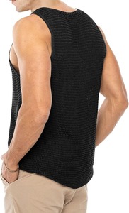 Vente en gros Performance Confortable Hommes Débardeurs Haute Qualité Décontracté Classique Sans Manches Col en V Séchage Rapide Écologique - Product Image 3