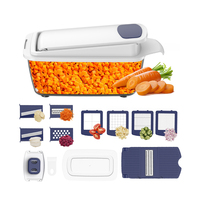 Handmatige Groente-En Uiensnijder Voor Voedselsnijder Mandoline Vegetarische Haksnijder Fruit-En Groentegereedschap